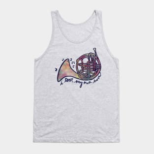 I toot my own horn french horns Tank Top